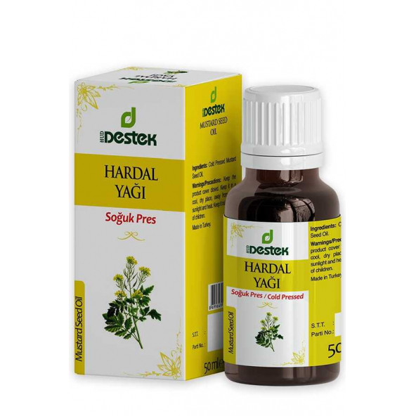Destek Hardal Yağı (Soğuk Pres)50 ml