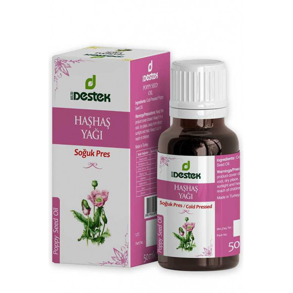 Destek Haşhaş Yağı 50 ml
