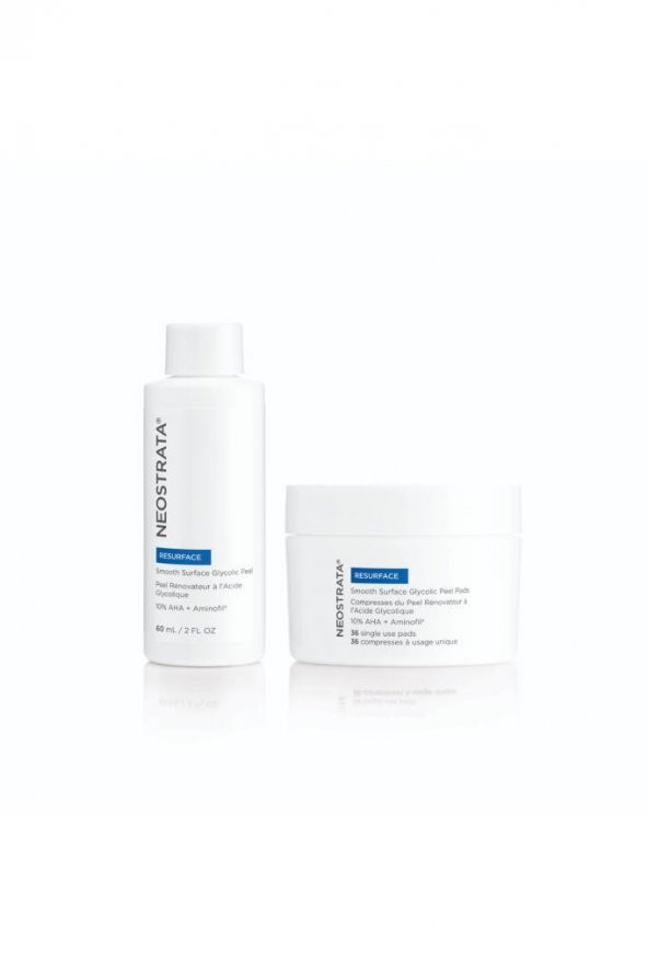 NEOSTRATA Resurface Smooth Surface Daily Peel/Smooth Surface Glycolic Peel 60 ml/36 Ped