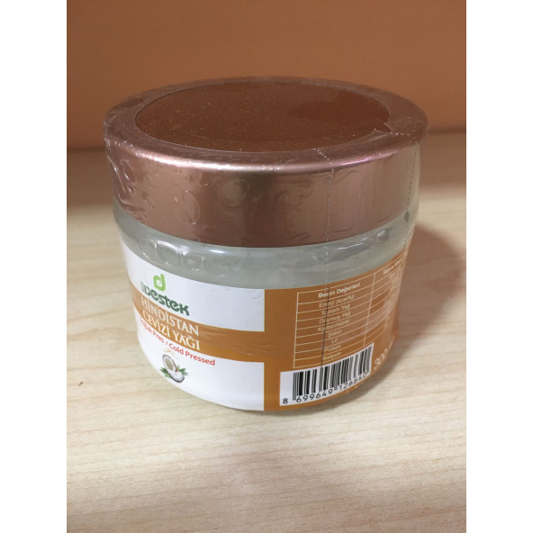 Destek Hindistan Cevizi Yağı(Soğuk Pres) 300 ml