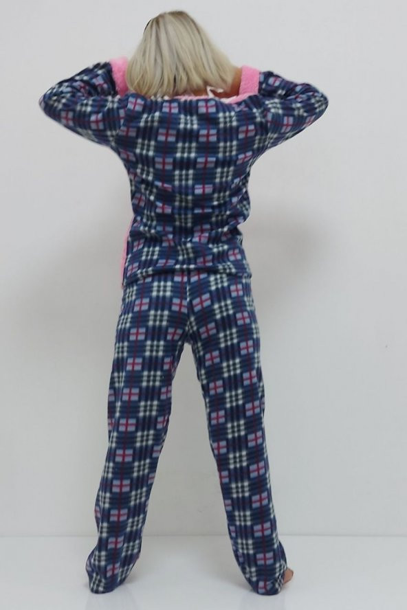 Panda Desenli Pijama Takımı Pembe - 5