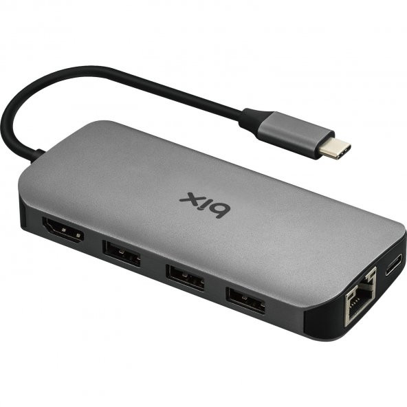 START BX-10HB 8Lİ TYPE-C=>USB3.0+HDMI+RJ45 G - 1