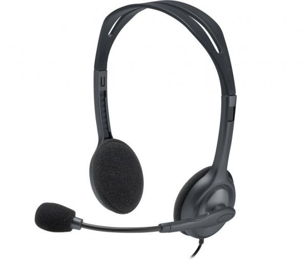 LOGITECH 981-000593 H111 MİKROFONLU KULAKLIK,SİYAH
