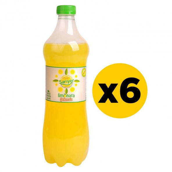 Sarıyer Limonata 1 lt Şekersiz x 6 Adet - 2