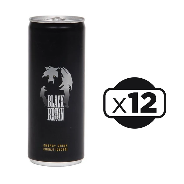 Black Bruin Enerji İçeceği 250ml x 12 li ürün görseli