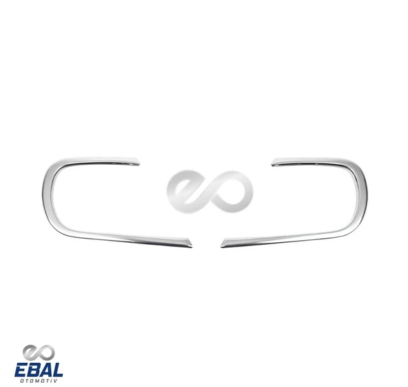 Dacia Duster Krom  Sis Farı Çerçevesi 2 Prç. 2018-2024 P.Çelik - Resim 2