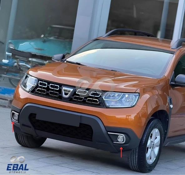 Dacia Duster Krom  Sis Farı Çerçevesi 2 Prç. 2018-2024 P.Çelik - Resim 4