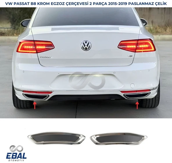 Volkswagen Passat B8 Egzoz Çerçevesi 2015 ve Sonrası P.Çelik ürün görseli 1