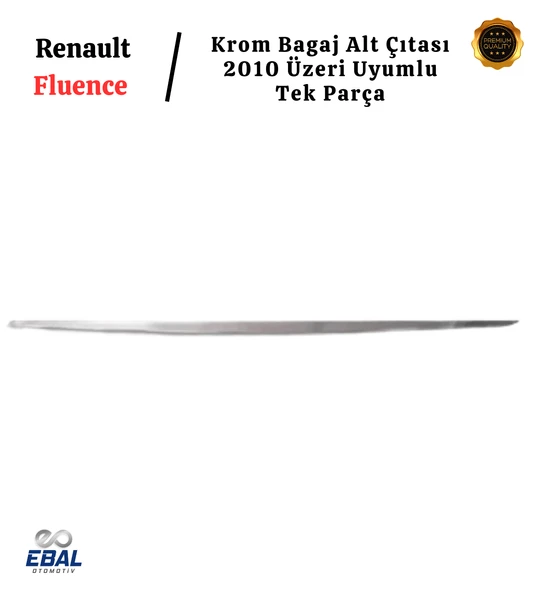 Renault Fluence Krom Alt Bagaj Çıtası 2010 Üzeri P.Çelik - Resim 4