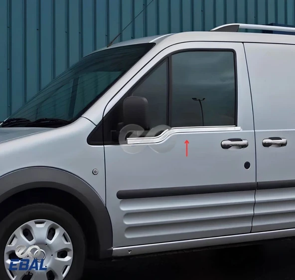 Ford Connect Krom Cam Çıtası 2 Parça 2002-2014 P. Çelik - 3