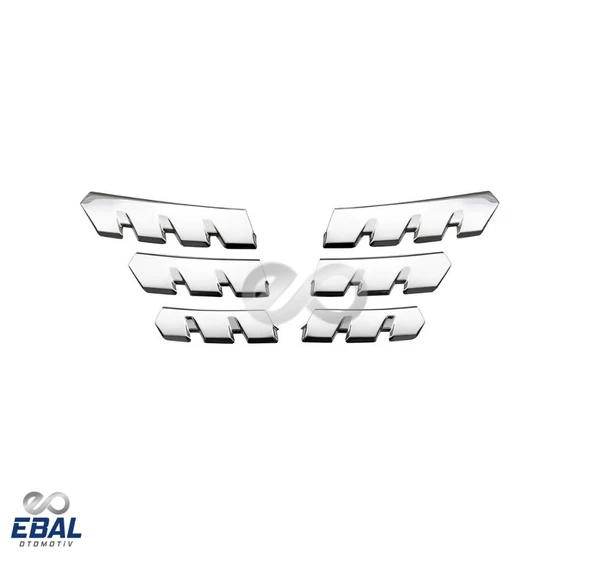 Renault Clio 5 Hb Ön Panjur Krom Izgara 6 Parça 2019 ve Sonrası - Resim 2