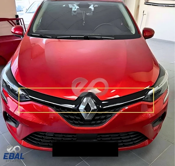 Renault Clio 5 HB Krom Ön Panjur 2 Parça 2019 ve Üzeri P.Çelik - Resim 2