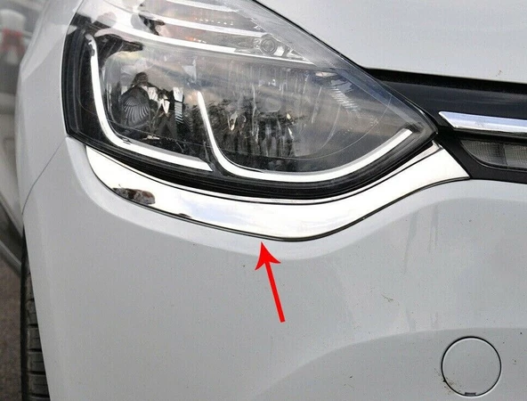 Renault Clio 4 HB Krom Far Kaşı 2 prç 2012-2016 P.Çelik - 2