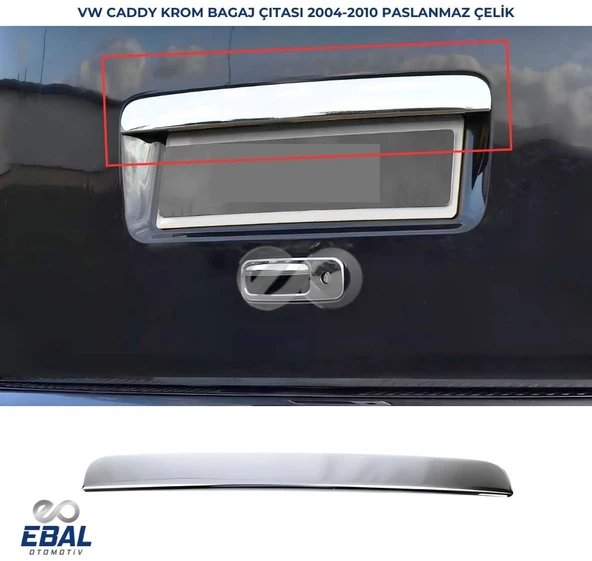 VW Caddy Krom Bagaj Çıtası 2004-2010 P. Çelik ürün görseli