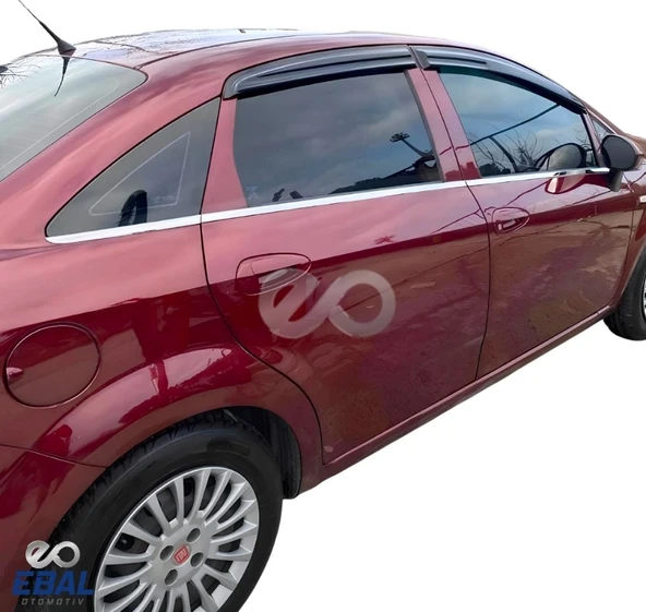 Fiat Linea Krom Cam Çıtası 8 Prç. 2007 Ve Üzeri P.çelik - Resim 2
