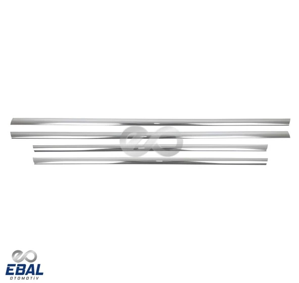 Fiat Egea HB  Krom Cam Çıtası 4 Parça 2015 Üzeri P.Çelik - Resim 3