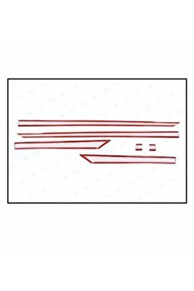 Nissan Qashqai Krom Yan Kapı Çıtası 6 Parça 2014-2020 P. Çelik - Resim 3