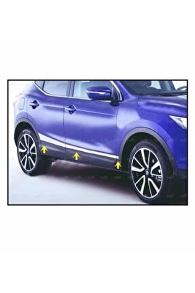 Nissan Qashqai Krom Yan Kapı Çıtası 6 Parça 2014-2020 P. Çelik ürün görseli