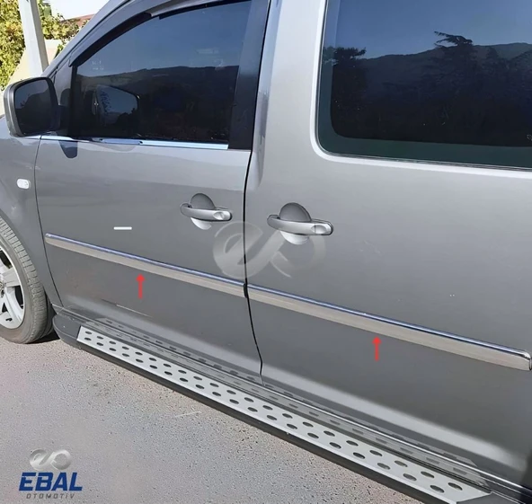 VW  Caddy Krom Yan Kapı Çıtası 4 Parça 2004-2015 P. Çelik - Resim 3