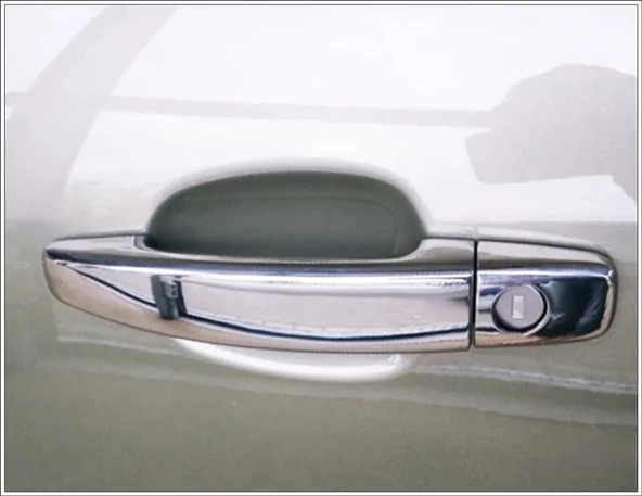 Opel Antara Krom Kapı Kolu Takımı 2007  Üzeri Paslanmaz Çelik - Resim 2