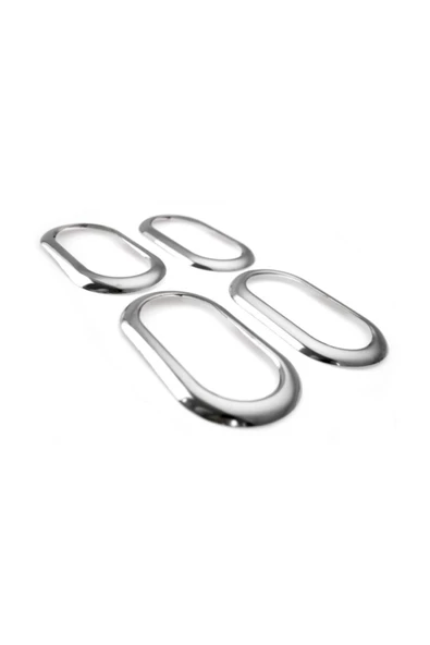 Dacia Logan Krom Iç Kapı Kolu Çerçevesi 4 Prç. 2004-2012 P. Çelik - Resim 3