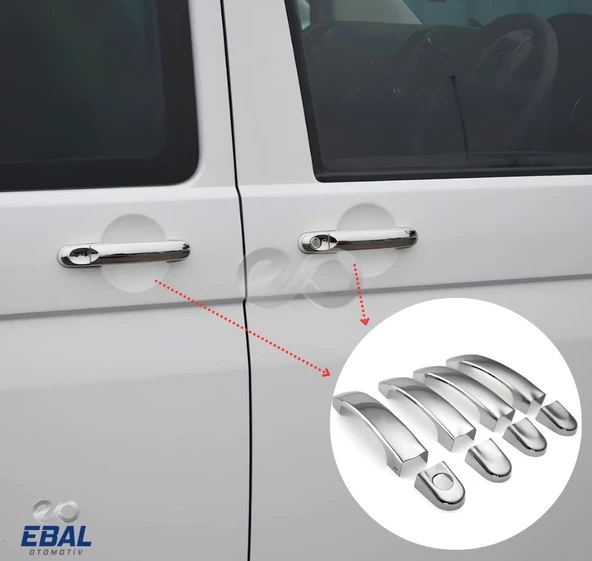 Vw T5 Multivan Krom Kapı Kolu 4 Kapı 2004-2015 P. Çelik