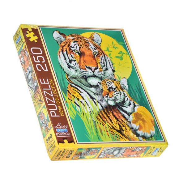 LC7192 Laço Kids Kaplan Ailesi 250 Parça Puzzle - 1