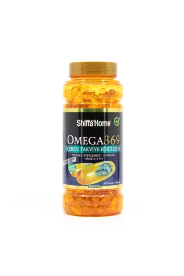 Aksu Vital Shiffa Home Omega 3-6-9 200 Softgel X 1000 Mg - Resim 2