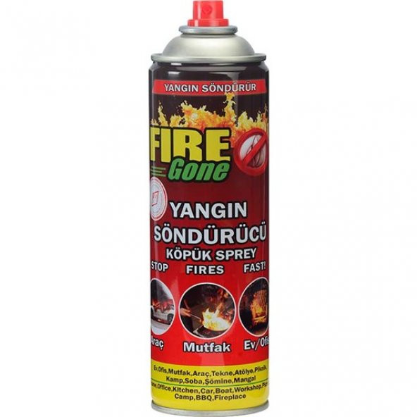 Fire Gone Yangın Söndürücü Köpük Sprey 350 Ml