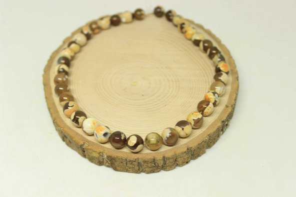 Akik Taşı Dizi 10mm (22430) ürün görseli 1