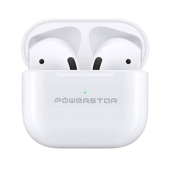 Powerstar BT-2022 TWS Kablosuz Kulak İçi Bluetooth Kulaklık - Beyaz