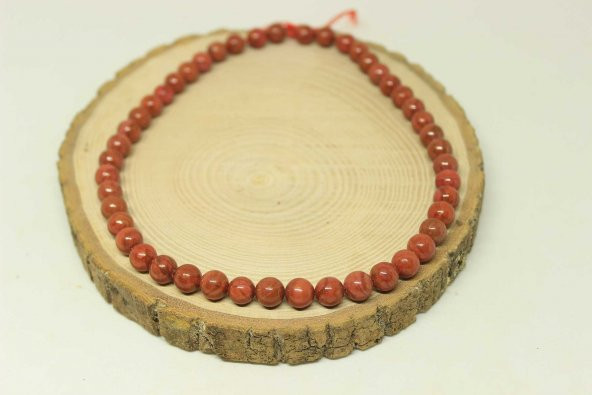 Jasper Taşı Kırmızı Dizi 8mm (22455) ürün görseli