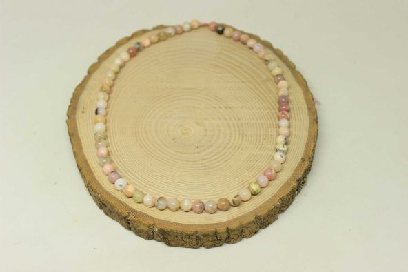 Pembe Opal Taşı Royal Quality Dizi 6mm ürün görseli