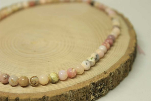 Pembe Opal Taşı Royal Quality Dizi 6mm - Resim 3