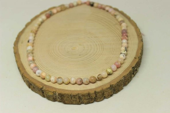 Pembe Opal Taşı Royal Quality Dizi 6mm - Resim 4