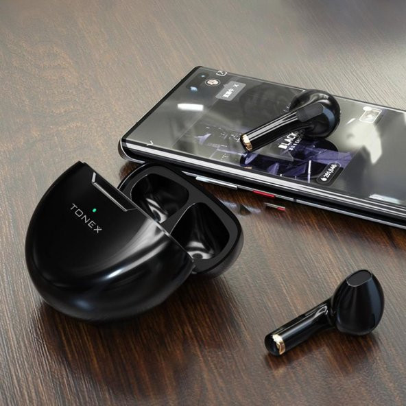 Tonex TX-440 TWS Kablosuz Kulak İçi Bluetooth Kulaklık - Siyah - 4