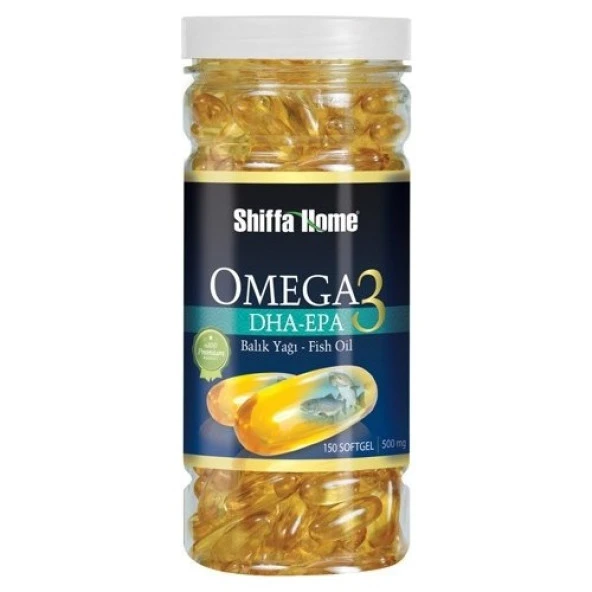 Shiffa Home Omega 3 Balık Yağı 500Mg 150 Softjel