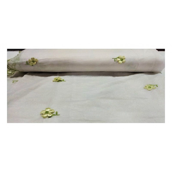 Taç tül keten perde-Mutfak perdesi - 3