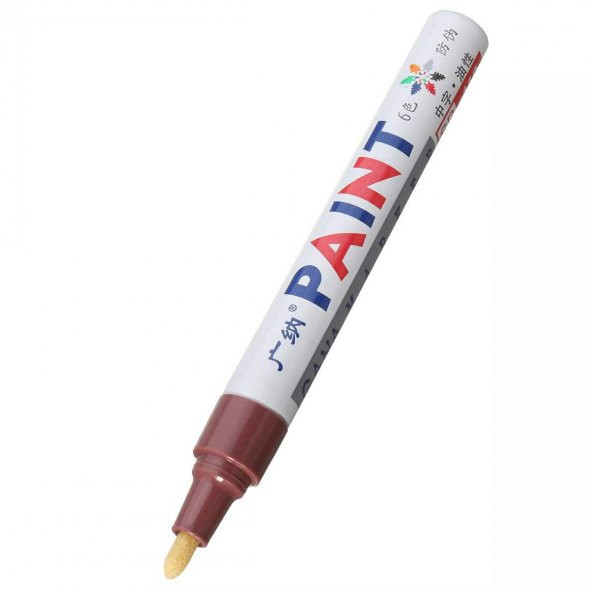 Lastik Yazı Kalemi Kahverengi Lastikteki Yazıları Renklendirme Kalemi