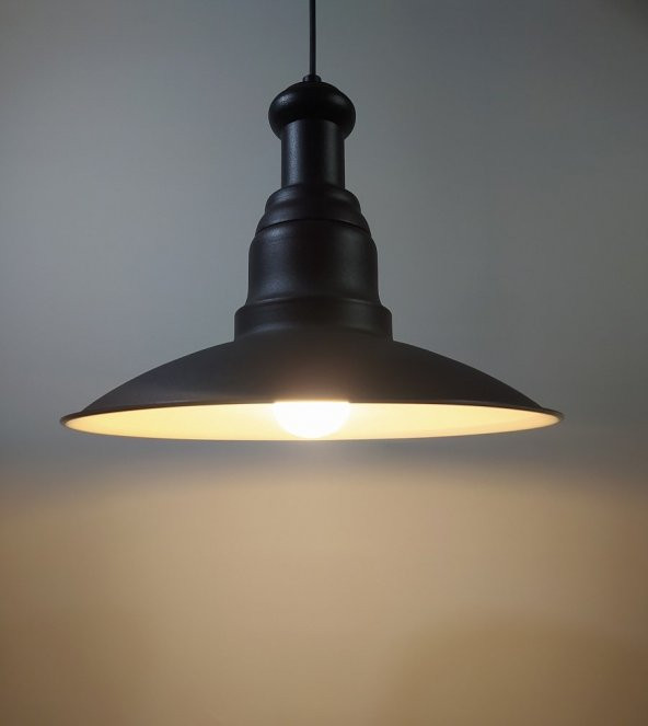 MYLİGHTS RETRO  RUSTİK  VİNTAGE  SİYAH METAL SARKIT AVİZE C