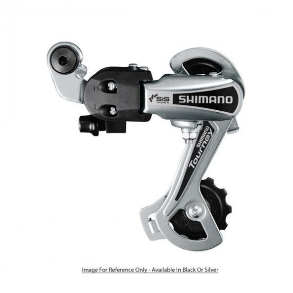 Shimano TY-21 6,7 Vites Arka Aktarıcı Kısa Bacak Gri - 1