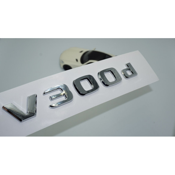 DK Tuning V 300d Bagaj Krom ABS 3M 3D Yazı Logo Benz İle Uyumlu