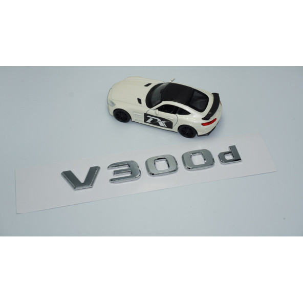 DK Tuning V 300d Bagaj Krom ABS 3M 3D Yazı Logo Benz İle Uyumlu - 2