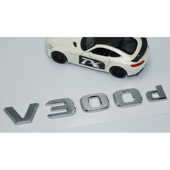 DK Tuning V 300d Bagaj Krom ABS 3M 3D Yazı Logo Benz İle Uyumlu - 3