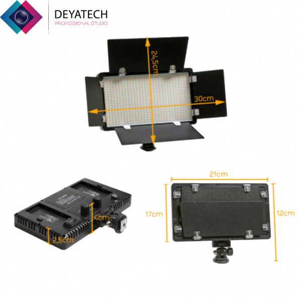 Deyatech Pro Led 600 Video You Tube Çekim Işığı Tiktok Video Işıgı