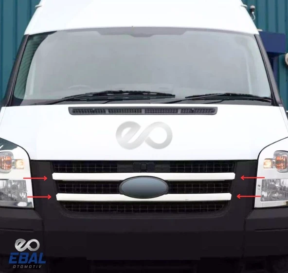 Ford Transit Krom Ön Panjur 2 Prç. 2007-2013 P. Çelik - Resim 3