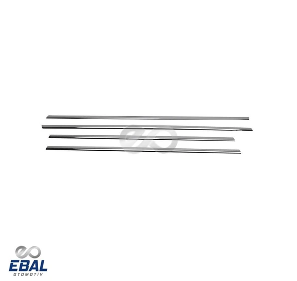 Hyundai Accent Era Krom Cam Çıtası 4 Parça 2006 Üzeri Pas. Çelik - Resim 2