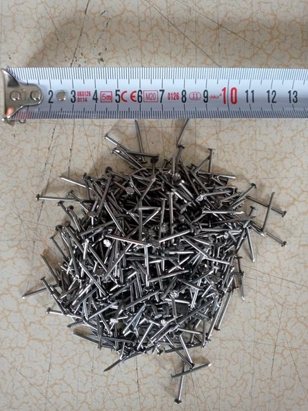 1 KĞ - 2 CM.LİK TEL ÇİVİ- SİYAH -TEPELİ-BAŞLI