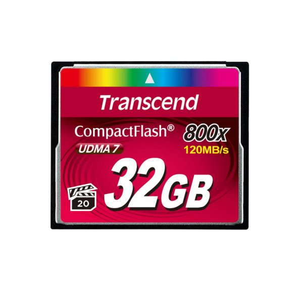 Transcend TS32GCF800 32 GB CF 800X Premıum 120/60Mb/s UDMA7 CompactFlash Hafıza Kartı - 2