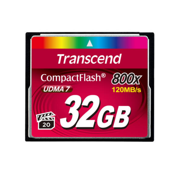 Transcend TS32GCF800 32 GB CF 800X Premıum 120/60Mb/s UDMA7 CompactFlash Hafıza Kartı - 4